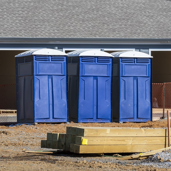 how can i report damages or issues with the portable toilets during my rental period in Minnetonka